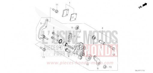 MACHOIRE DE FREIN DE PARKING CMX1100D3T de 2026